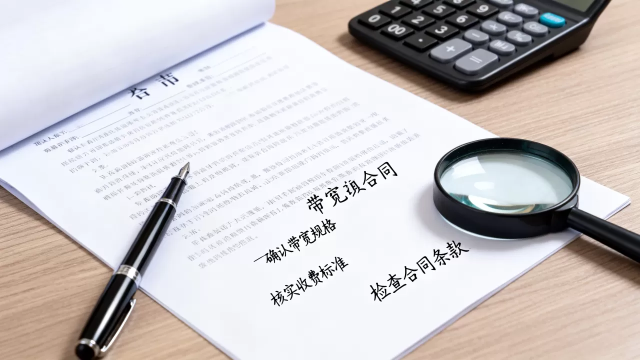 签大带宽合同前要确认哪些问题？怎么避免带宽合同中的隐形收费？
