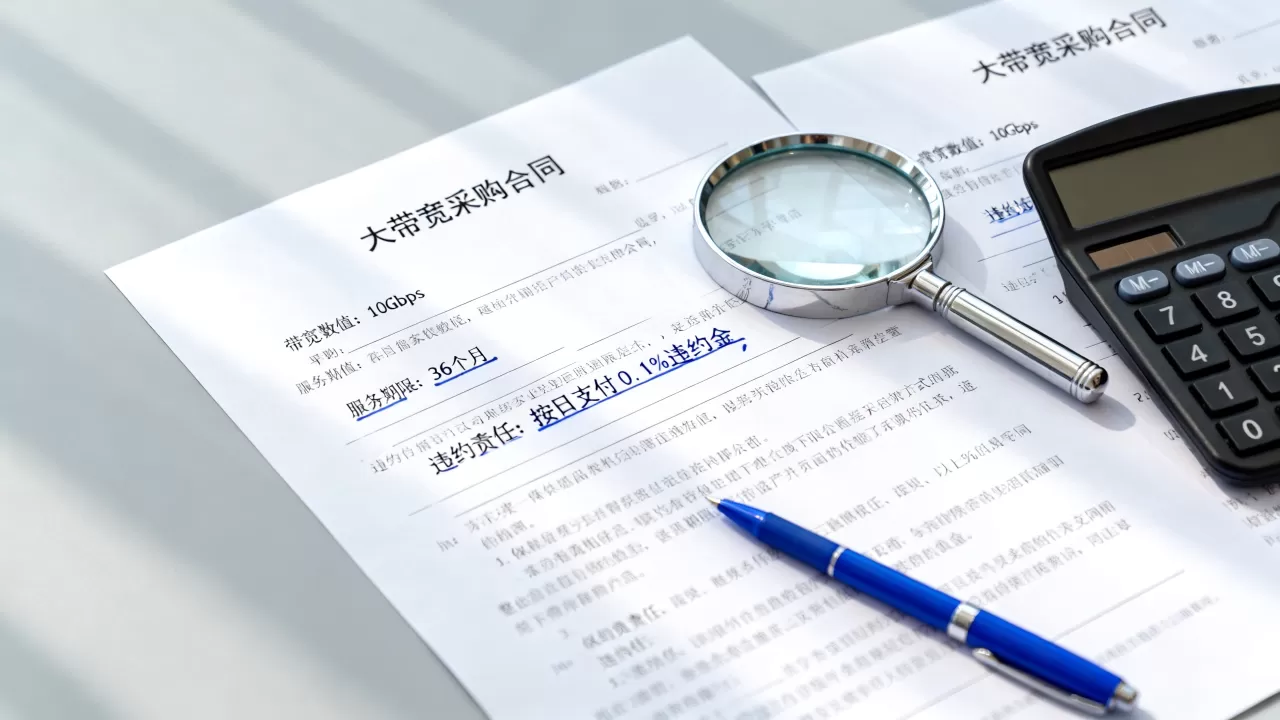 大带宽采购合同里带宽条款怎么核对,带宽条款审核要点有哪些 大带宽采购合同里带宽条款怎么核对,带宽条款审核要点有哪些