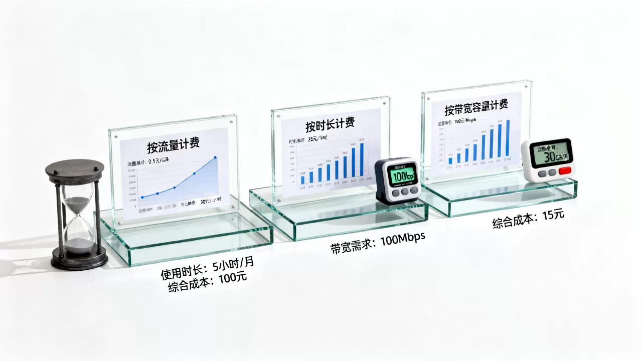 三种大带宽计费口径怎么对比?哪种更划算? 三种大带宽计费口径怎么对比?哪种更划算?