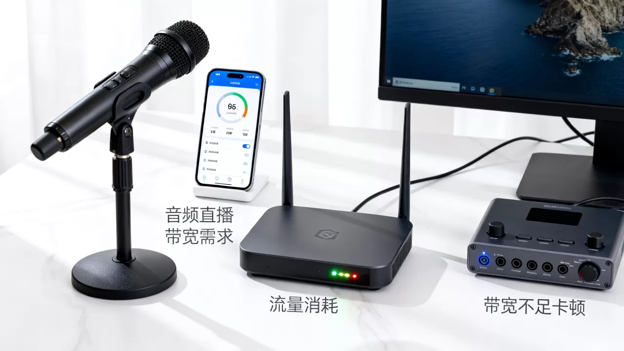 音频直播的带宽需求是不是可以忽略?音频直播流量消耗多大,带宽不够会卡吗 音频直播的带宽需求是不是可以忽略?音频直播流量消耗多大,带宽不够会卡吗