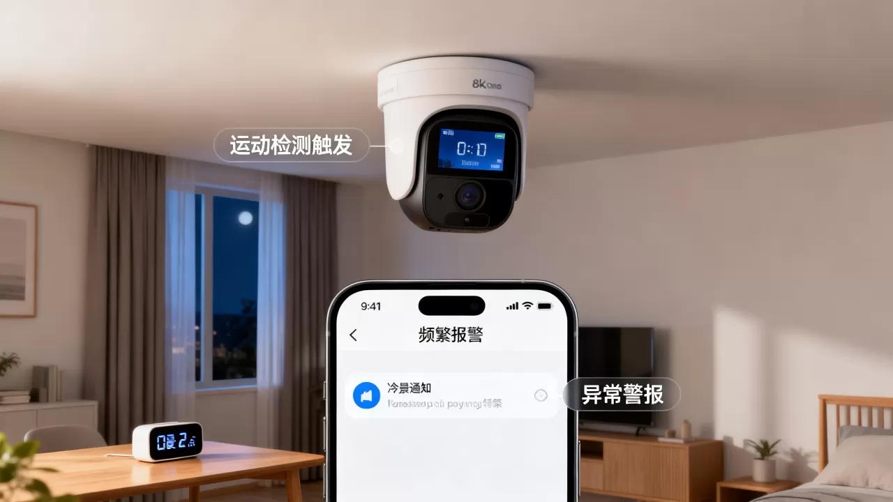 为什么我的监控总在半夜疯狂发消息?监控半夜频繁报警什么原因 为什么我的监控总在半夜疯狂发消息?监控半夜频繁报警什么原因