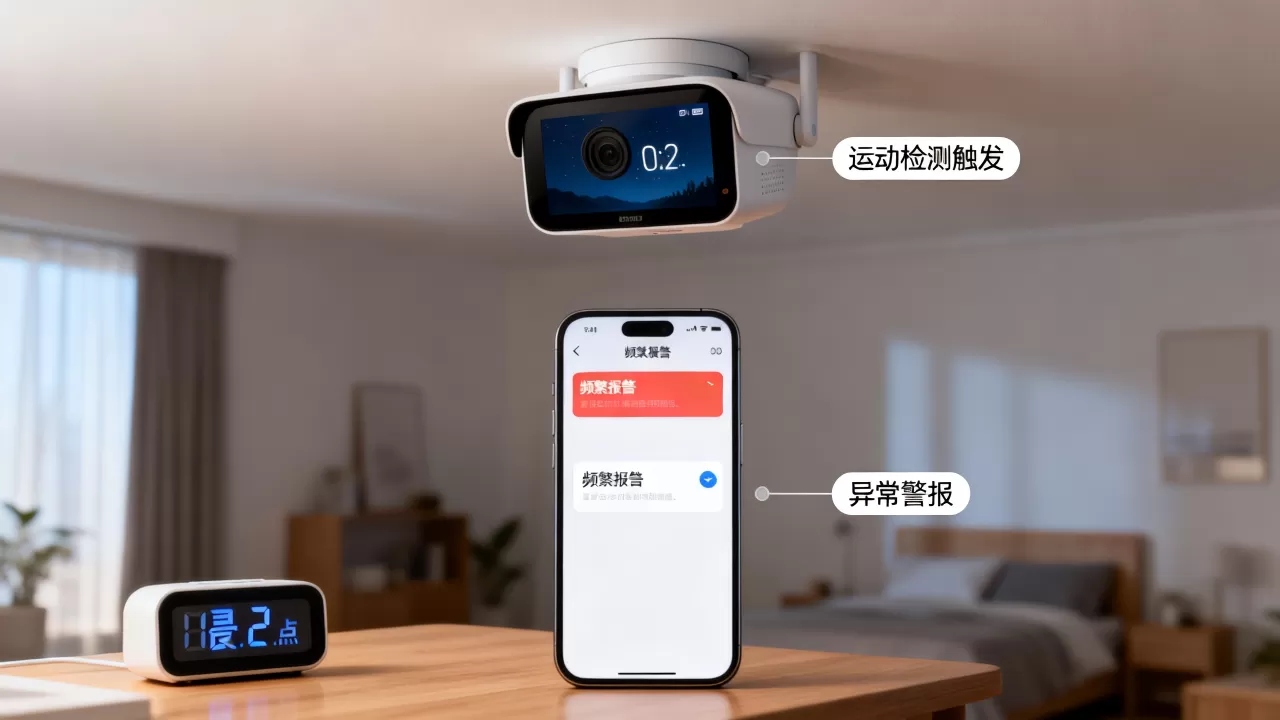 为什么我的监控总在半夜疯狂发消息?监控半夜频繁报警什么原因 为什么我的监控总在半夜疯狂发消息?监控半夜频繁报警什么原因