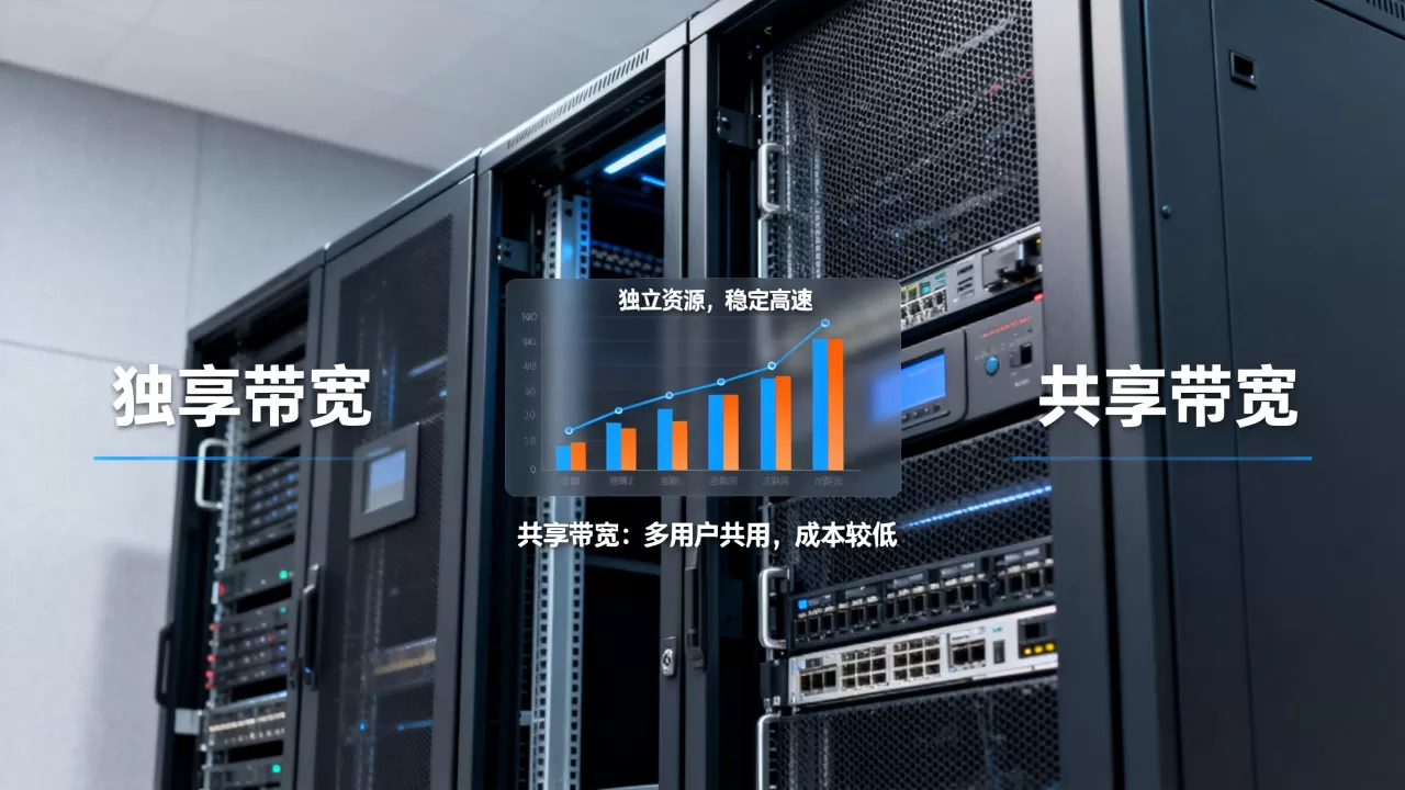 独享带宽和共享带宽哪个好?服务器带宽类型选择区别详解 独享带宽和共享带宽哪个好?服务器带宽类型选择区别详解