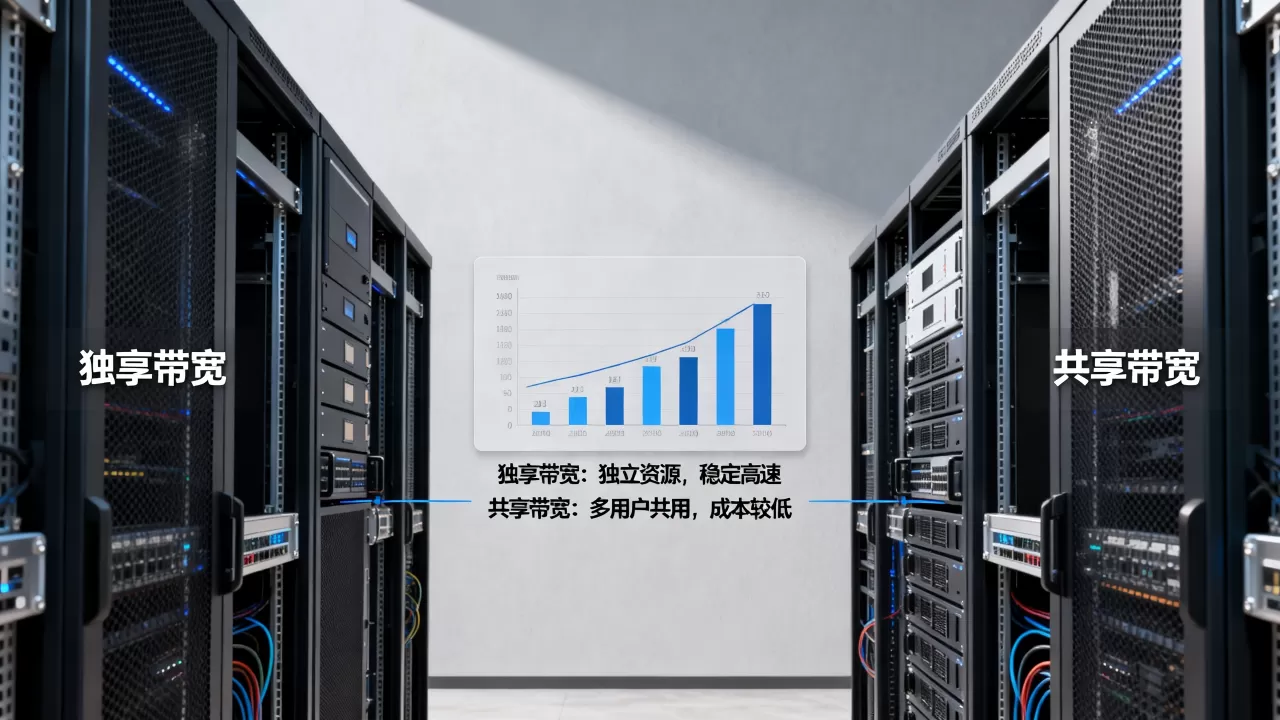 独享带宽和共享带宽哪个好?服务器带宽类型选择区别详解 独享带宽和共享带宽哪个好?服务器带宽类型选择区别详解