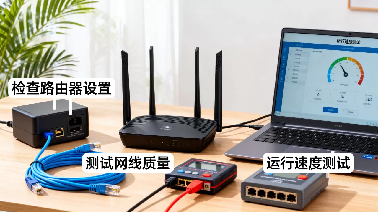 带宽跑不满时该从哪些环节开始排查？宽带跑不满怎么回事