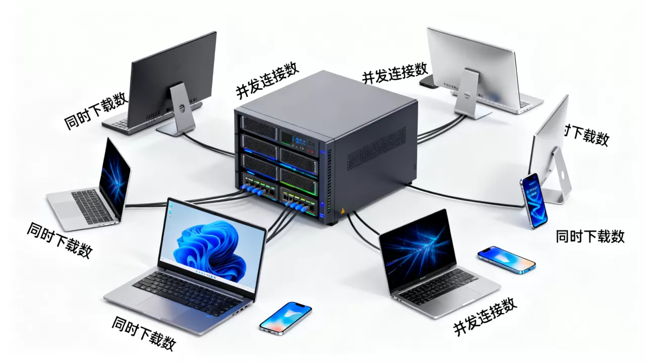 估算带宽时并发与同时下载数怎么区分?并发和同时下载数的区别 估算带宽时并发与同时下载数怎么区分?并发和同时下载数的区别