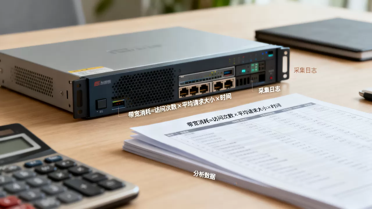 如何通过采集真实访问日志估算带宽消耗?,网站日志分析带宽计算公式 如何通过采集真实访问日志估算带宽消耗?,网站日志分析带宽计算公式