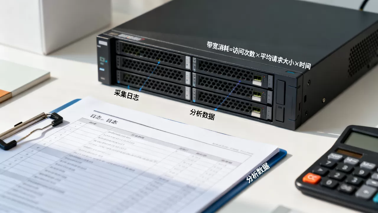 如何通过采集真实访问日志估算带宽消耗?,网站日志分析带宽计算公式 如何通过采集真实访问日志估算带宽消耗?,网站日志分析带宽计算公式