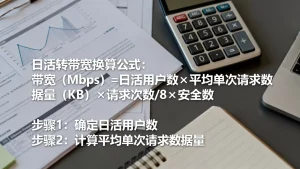 日活转带宽需求的换算思路如何建立，日活与带宽换算公式是什么？