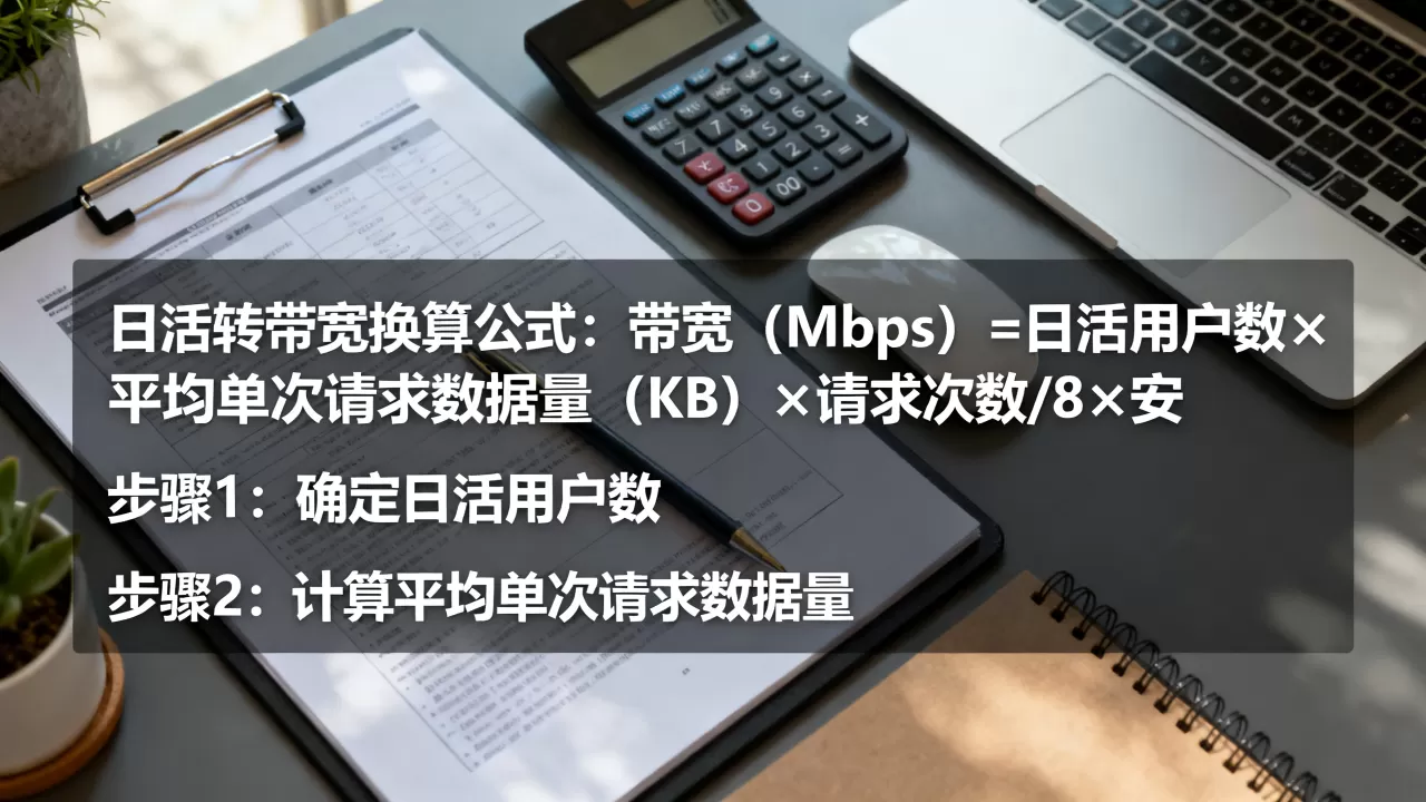 日活转带宽需求的换算思路如何建立，日活与带宽换算公式是什么？