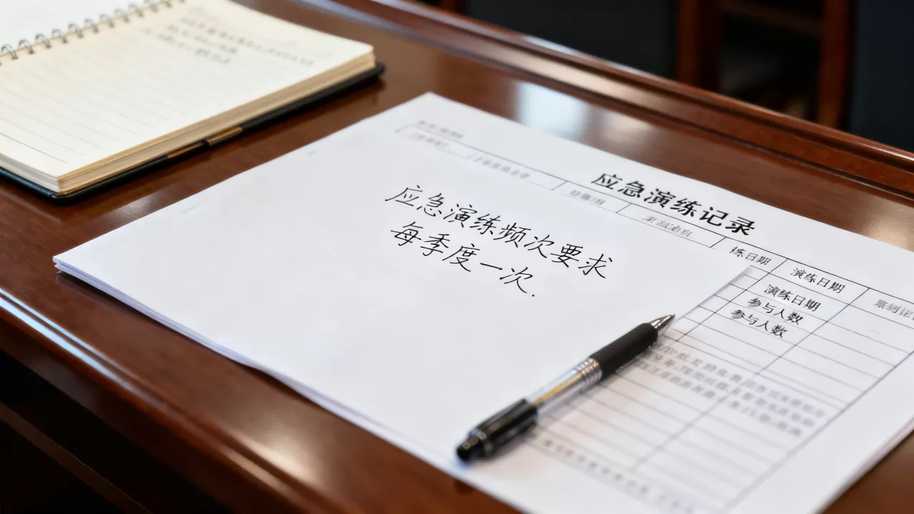 应急演练多久开展一次才合规?每季度演练频次要求 应急演练多久开展一次才合规?每季度演练频次要求