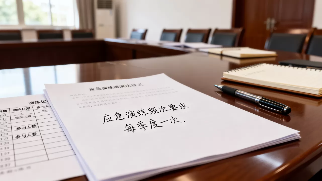 应急演练多久开展一次才合规?每季度演练频次要求 应急演练多久开展一次才合规?每季度演练频次要求
