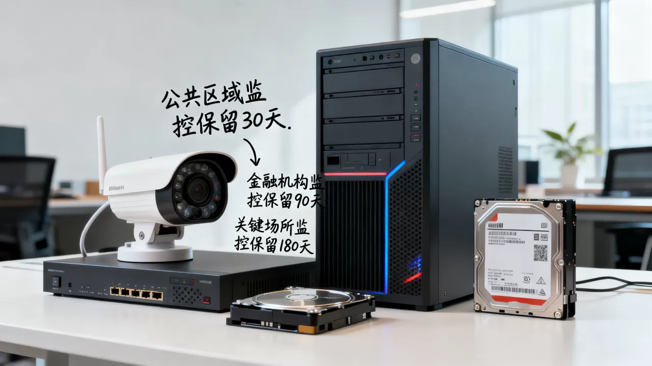 监控数据保留周期该怎么按用途去合理设定，监控录像保存多久合适？