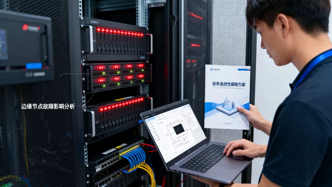 边缘节点故障了会不会影响整体业务连续性，业务连续性如何保障