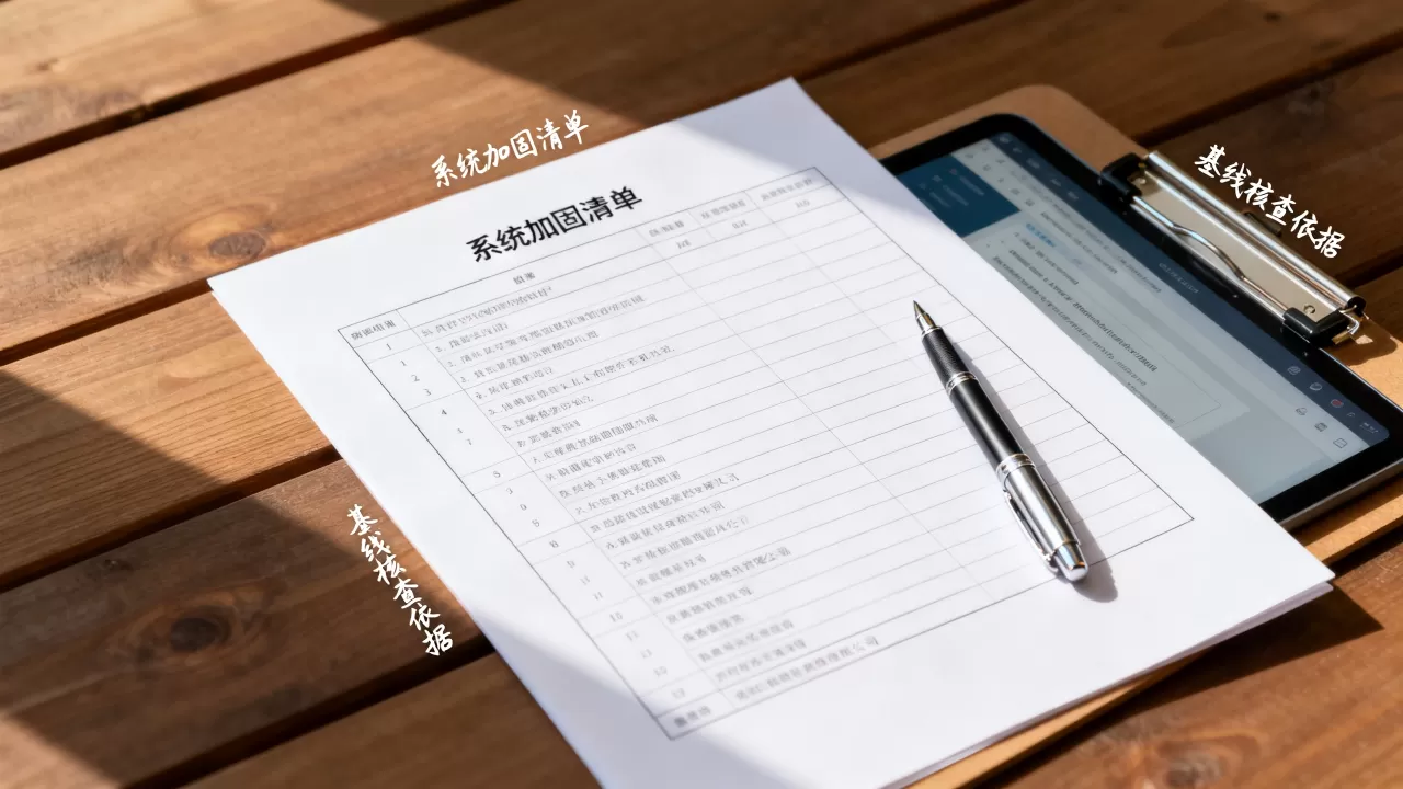 系统加固清单能作为基线核查的参照吗？，系统加固清单基线核查依据