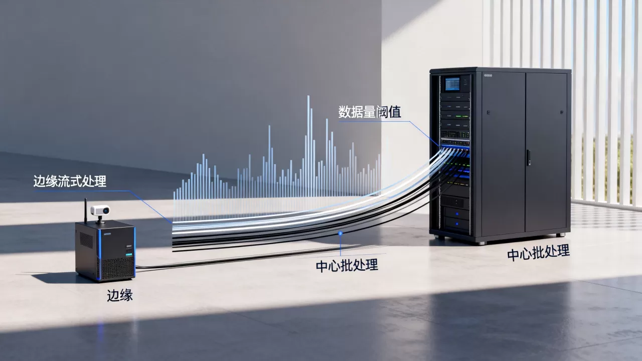 实时处理选边缘流式还是中心批处理,数据量多少才合适? 实时处理选边缘流式还是中心批处理,数据量多少才合适?