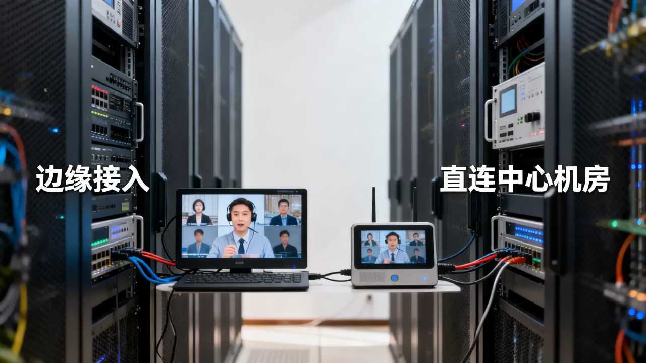 实时音视频该用边缘接入还是直连中心机房？哪个延迟更低更稳定