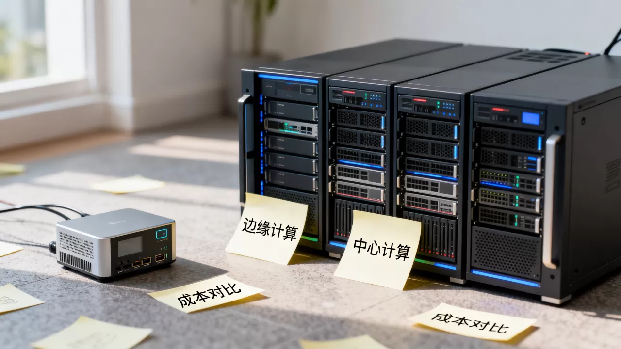 轻量推理任务下沉边缘与留在中心哪种更划算，边缘计算成本优势有多大？