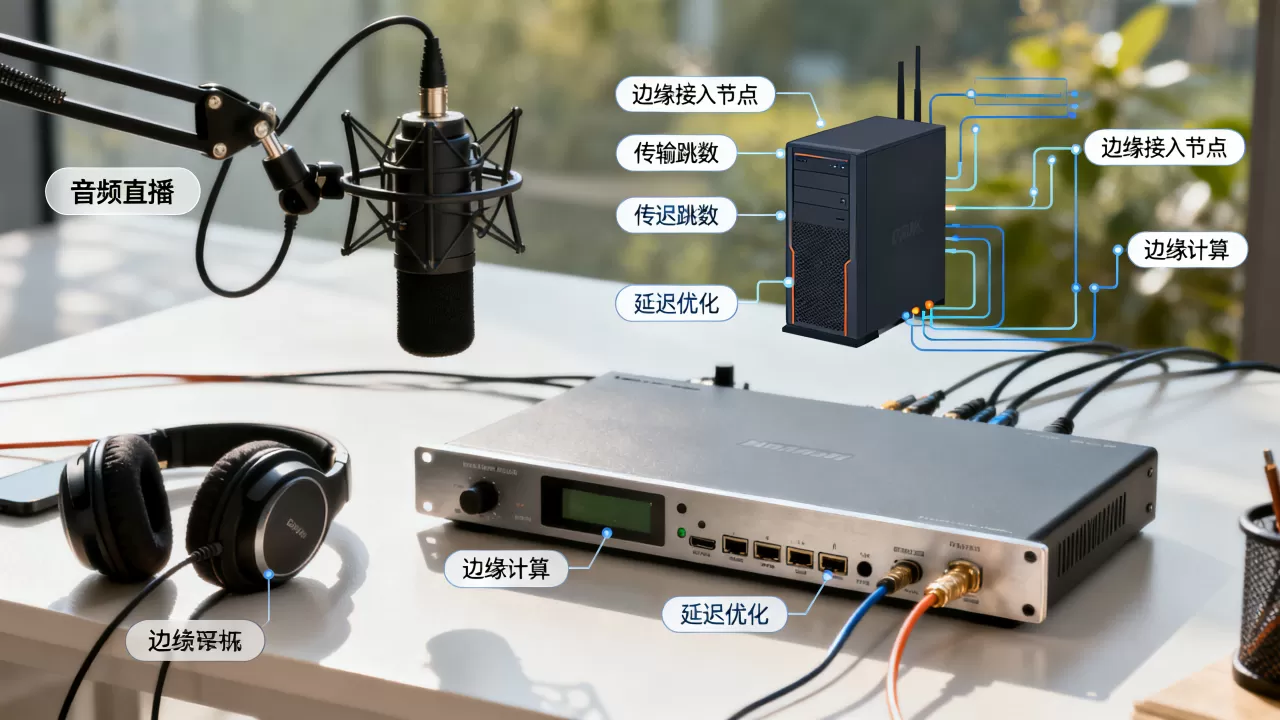 音频直播如何借助边缘接入降低传输跳数?边缘计算减少直播延迟的疑问 音频直播如何借助边缘接入降低传输跳数?边缘计算减少直播延迟的疑问