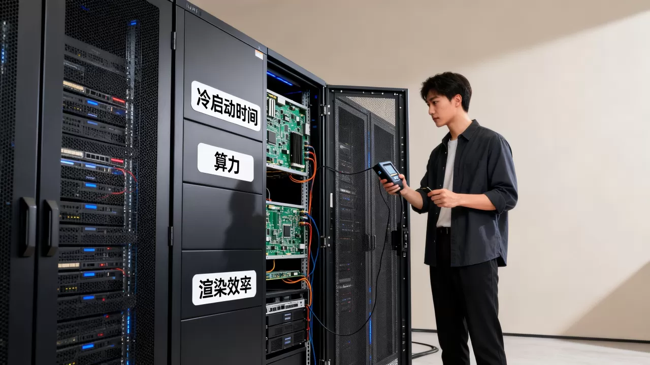 渲染农场冷启动时间为何取决于算力？算力不足如何影响渲染效率？