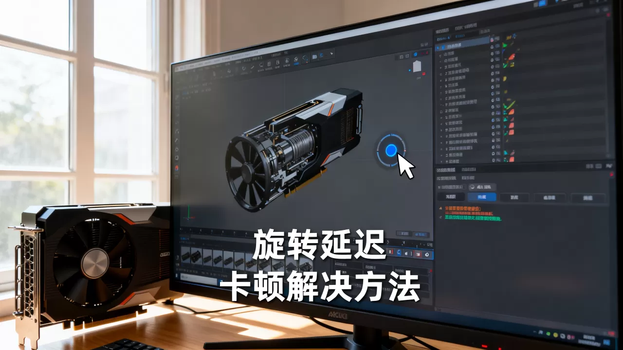 实时渲染视图旋转延迟是怎么回事？实时渲染旋转卡顿解决方法
