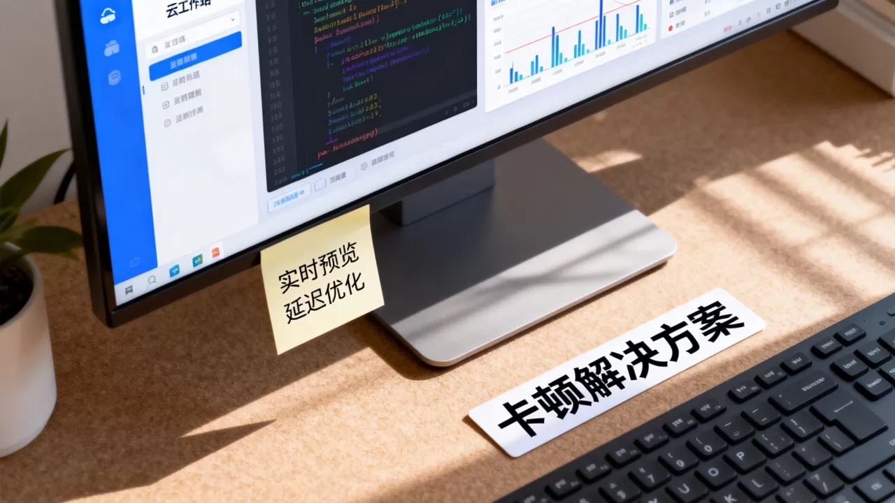 云工作站实时预览延迟如何优化,云工作站卡顿怎么解决 云工作站实时预览延迟如何优化,云工作站卡顿怎么解决
