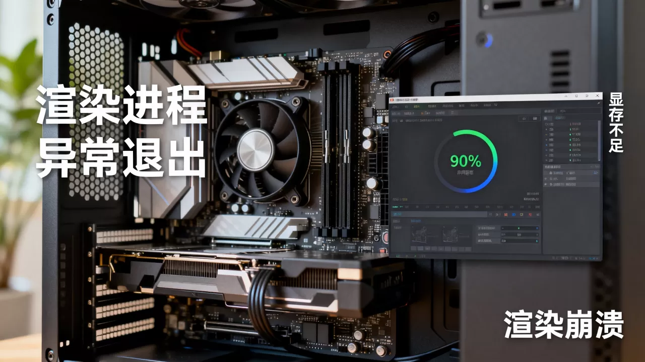 渲染进程异常退出与显存有关吗，显存不足会导致渲染崩溃吗？