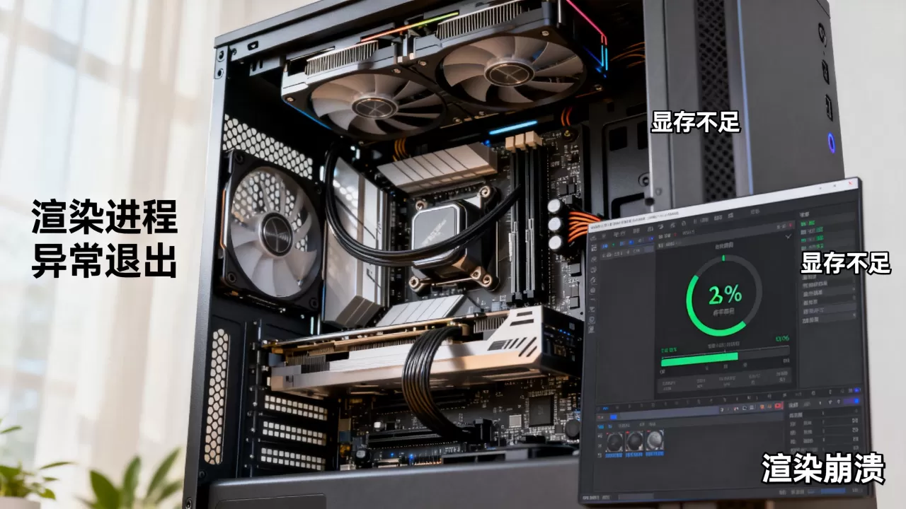 渲染进程异常退出与显存有关吗，显存不足会导致渲染崩溃吗？
