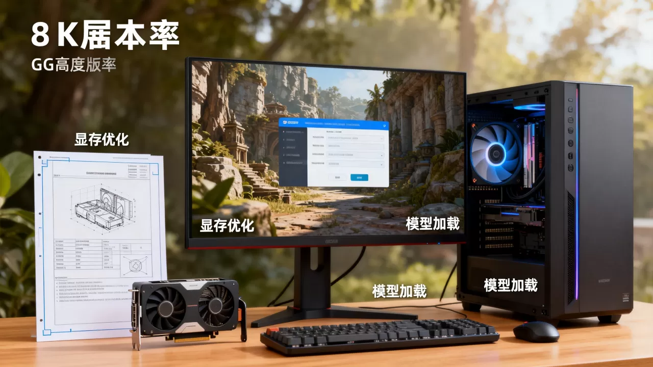 CG高复杂场景模型加载显存不够怎么办，如何优化显存规划？