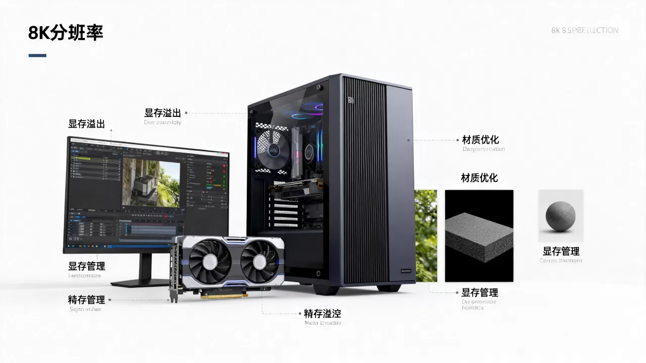 高精度材质渲染时显存溢出怎么办？如何规避显存不足