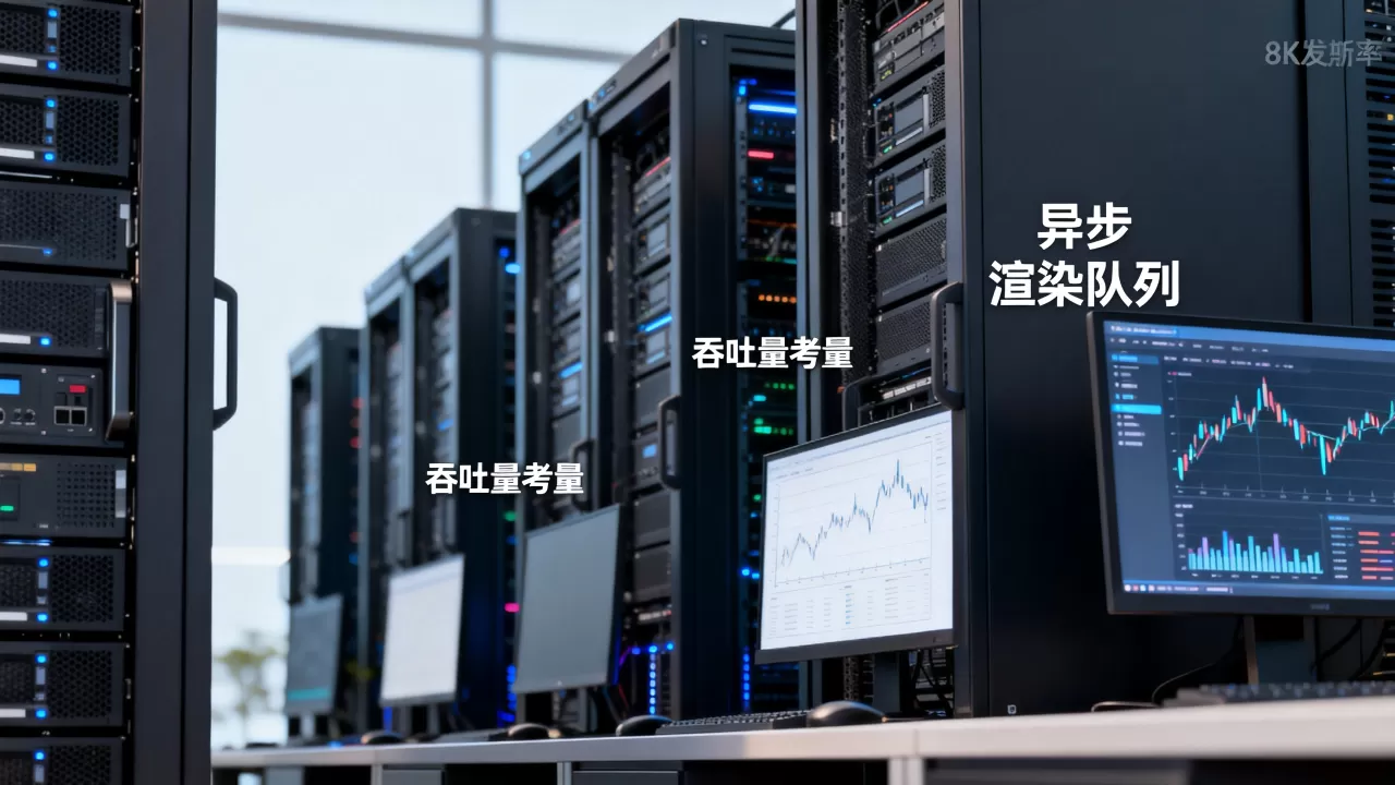 渲染农场异步渲染队列吞吐量如何考量？有哪些