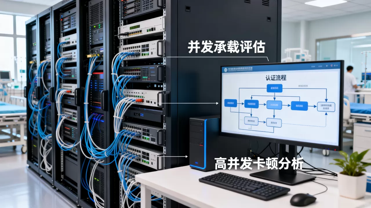 医院统一身份认证服务并发承载怎么评估？高并发下会卡顿吗？