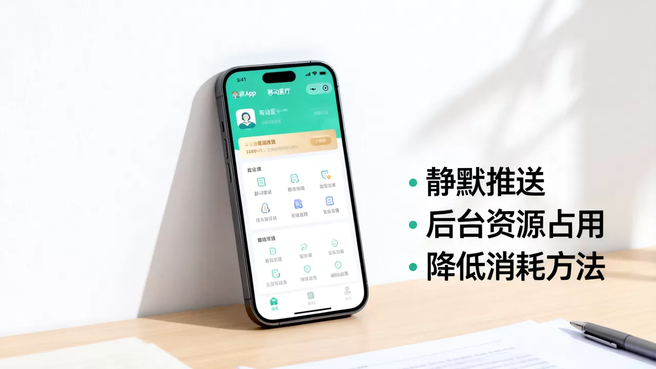 移动医疗App静默推送占用后台资源吗?,如何降低静默推送资源消耗 移动医疗App静默推送占用后台资源吗?,如何降低静默推送资源消耗