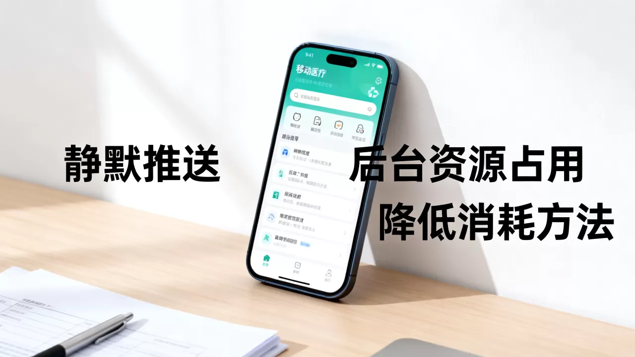 移动医疗App静默推送占用后台资源吗?,如何降低静默推送资源消耗 移动医疗App静默推送占用后台资源吗?,如何降低静默推送资源消耗