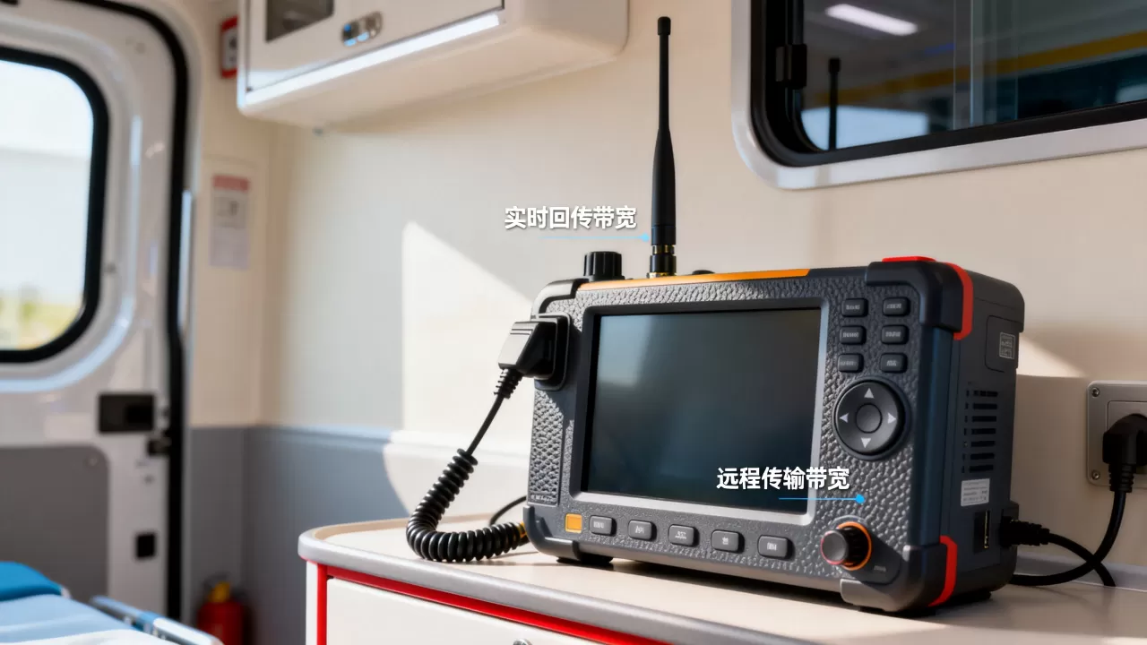 院前急救车载终端实时回传带宽多大？救护车远程传输带宽多少