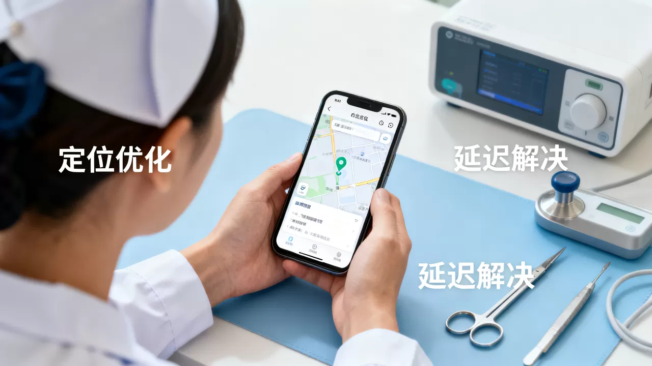 互联网护理上门服务定位时延如何优化？，上门护理定位延迟解决办法