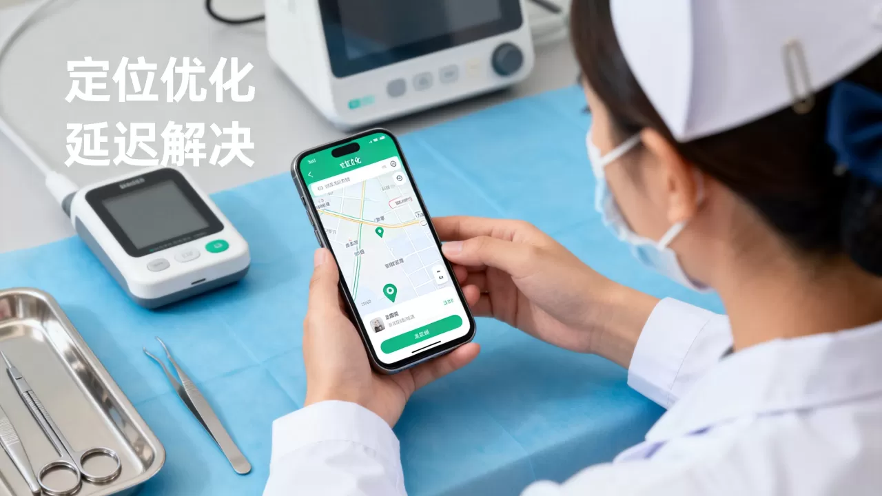 互联网护理上门服务定位时延如何优化？，上门护理定位延迟解决办法