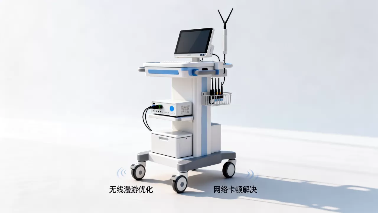 医疗移动推车终端无线漫游时延过高怎么办?医疗推车网络卡顿优化方法 医疗移动推车终端无线漫游时延过高怎么办?医疗推车网络卡顿优化方法
