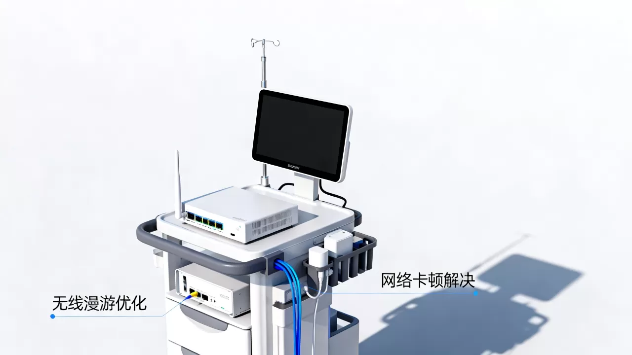 医疗移动推车终端无线漫游时延过高怎么办?医疗推车网络卡顿优化方法 医疗移动推车终端无线漫游时延过高怎么办?医疗推车网络卡顿优化方法