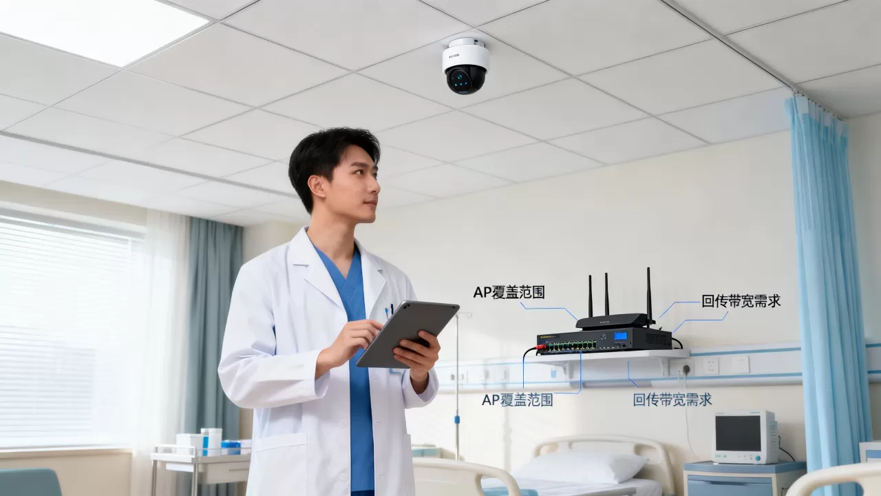 院内无线查房对AP覆盖与回传带宽有何要求?如何优化网络配置? 院内无线查房对AP覆盖与回传带宽有何要求?如何优化网络配置?