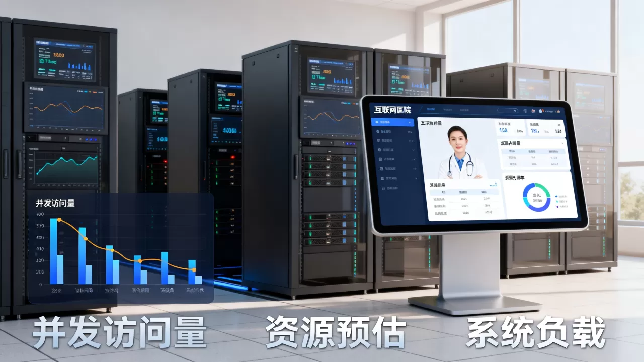 互联网医院高峰期并发访问如何预估资源？，医院系统并发量估算方法