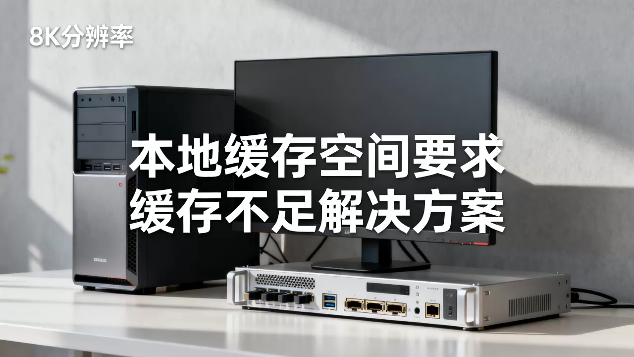 影像后处理工作站对本地缓存空间有哪些要求？缓存不足如何解决