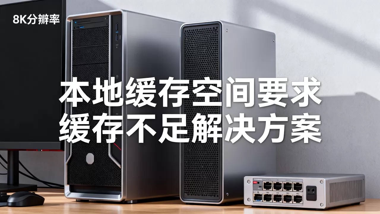 影像后处理工作站对本地缓存空间有哪些要求？缓存不足如何解决