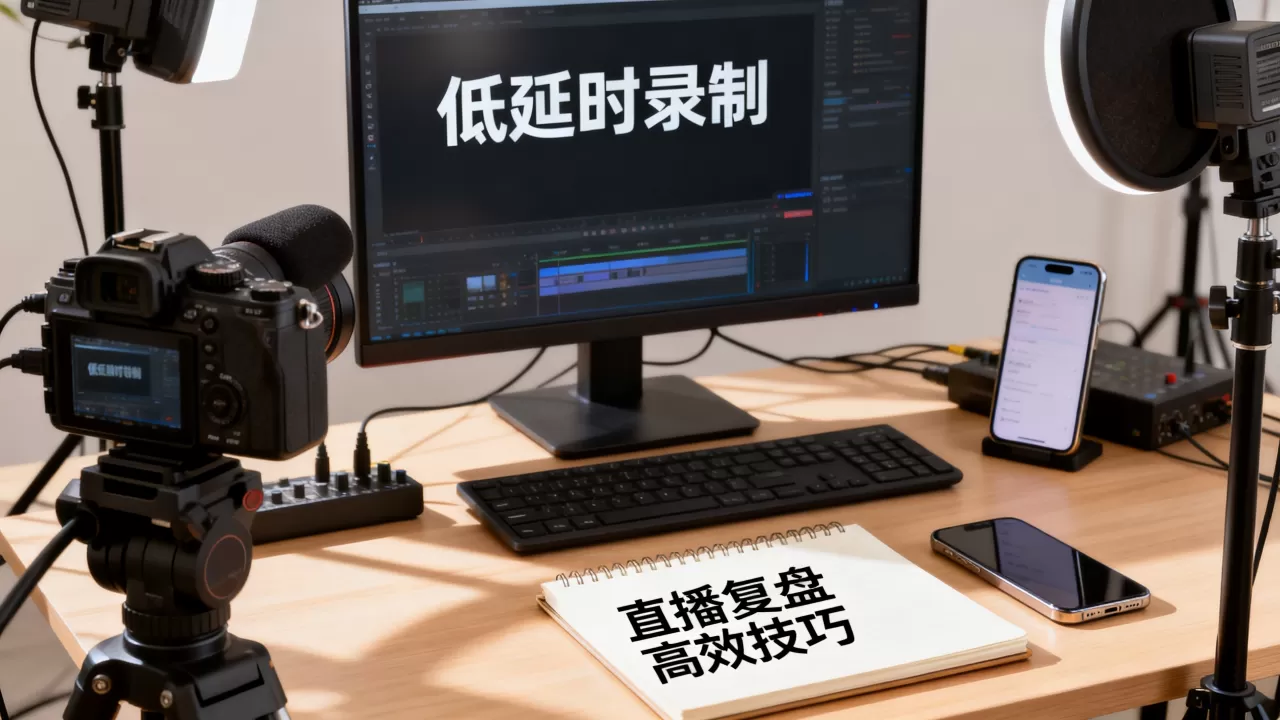 低延时录制在直播复盘里有什么用？直播复盘高效技巧