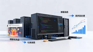 弹幕与礼物消息如何调度优先级，高并发下先处理哪个？