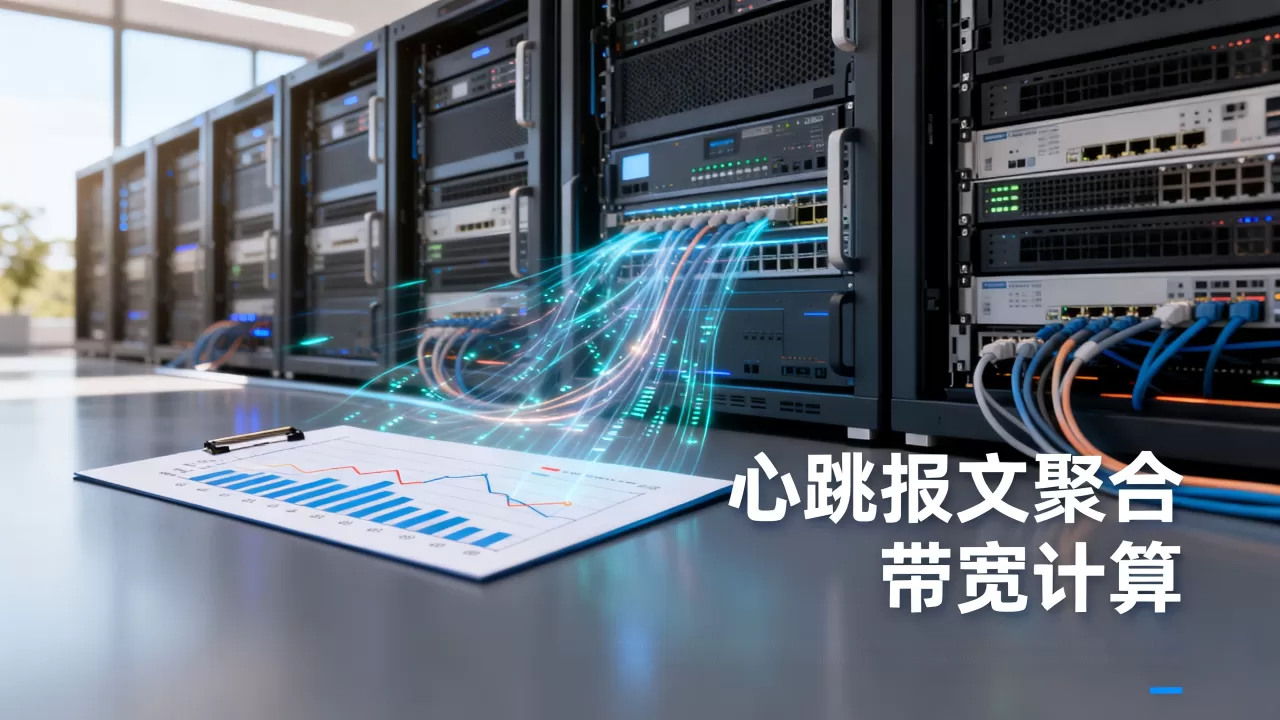 海量设备心跳报文聚合能减少多少带宽？如何计算，是什么