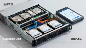 边缘节点磁盘IO对时序写入吞吐的限制是什么，如何优化时序数据库写入性能？