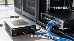 边缘节点做TLS终结如何减轻中心服务器压力？有什么好处？