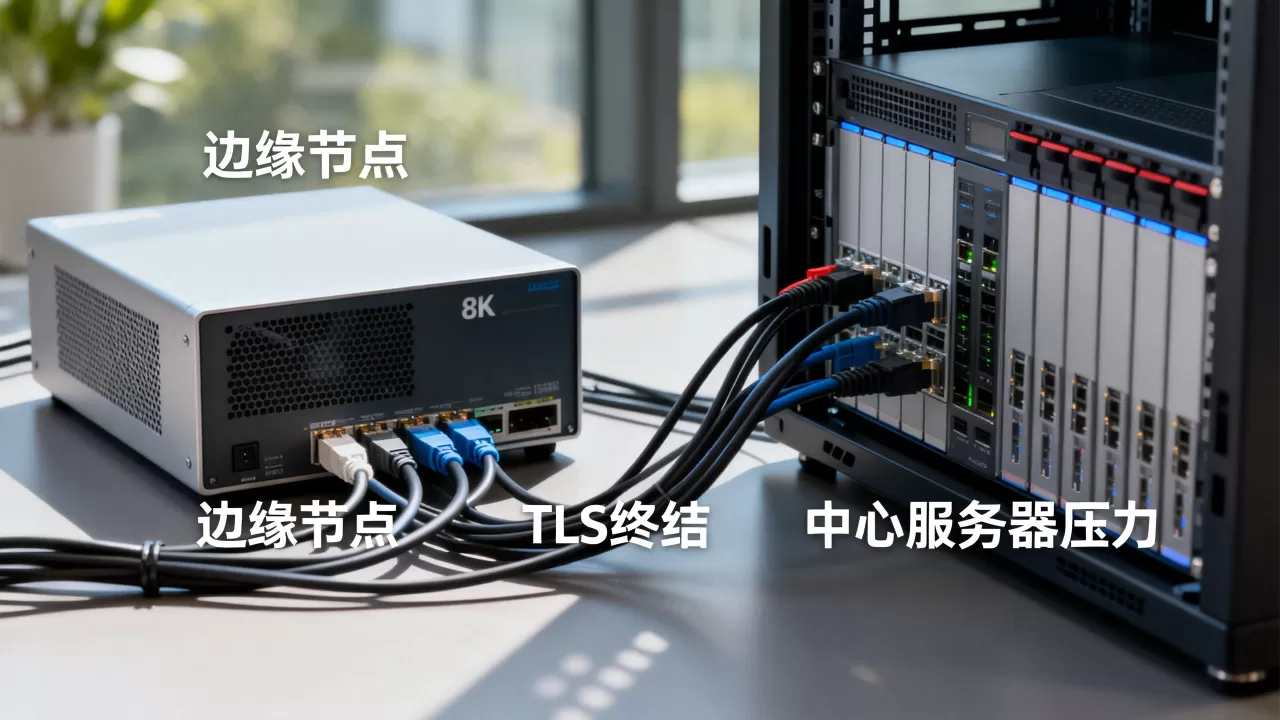 边缘节点做TLS终结如何减轻中心服务器压力？有什么好处？