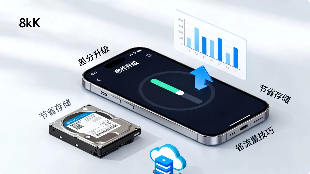 设备固件OTA差分升级如何节省存储与带宽?,固件升级省流量技巧 设备固件OTA差分升级如何节省存储与带宽?,固件升级省流量技巧